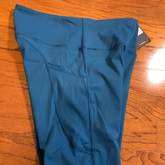 Pasomix Size XL high rise waist/tummy control/double pockets blue athletic pants - Picture 7 of 8